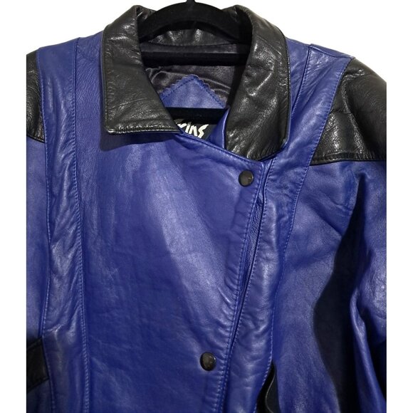 1995 Signed Geo Airbrushed Pegasus Fairy Leather Bomber Jacket Sz 10 Vintage - Picture 6 of 12